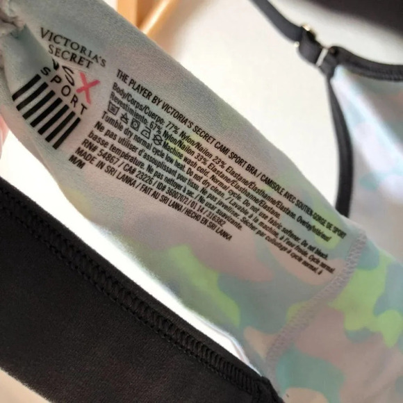 Victoria's Secret The Player Cami Sports Bra Sz M - Picture 5 of 5